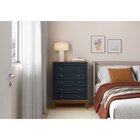 Cômoda 5 Gavetas Azul Petróleo