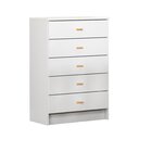 Cômoda 5 Gavetas Bb-120  Branco