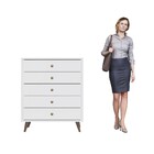 Cômoda 5 Gavetas Branca - Decibal