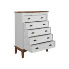 Cômoda 5 Gavetas Branco