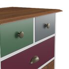 Cômoda 5 Gavetas Branco Color