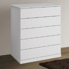 Cômoda 5 Gavetas Capri  Branco