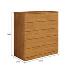 Cômoda 5 Gavetas Capri  Nature