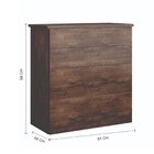 Cômoda 5 Gavetas Capri Bianchi Móveis Avelã