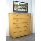 Cômoda, 5 Gavetas, Com Pés - Bom Pastor King