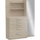 Cômoda 5 Gavetas Com Sapateira - Fosco - B256 - Kappesberg -