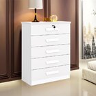 Cômoda 5 Gavetas E 1 Chave Rio Branco