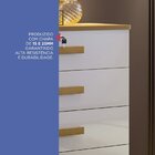 Cômoda 5 Gavetas E 1 Chave Rio Cinamomo/off White