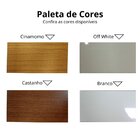 Cômoda 5 Gavetas E Chave Zeus Branco