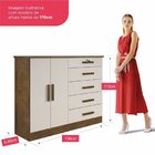 Cômoda 5 Gavetas E Chave Zeus Ype/ Off White