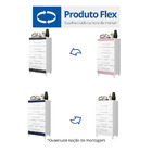 Cômoda 5 Gavetas Esmeralda - Albatroz Móveis - Branco Flex