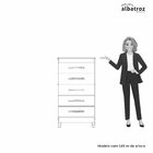 Cômoda 5 Gavetas Esmeralda Cinamomo