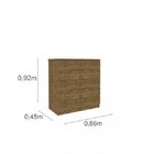 Cômoda 5 Gavetas Florença Tcil Móveis Imbuia Rustic