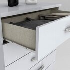 Cômoda 5 Gavetas Happy Espresso Móveis Branco