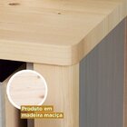 Cômoda 5 Gavetas Íris Cabecasa Madeiraoriginals Cinza/natural