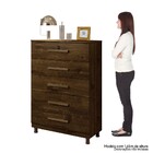 Cômoda 5 Gavetas Master Ipê - Kaik