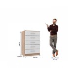 Cômoda 5 Gavetas Maxi  Branco/demolição