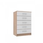 Cômoda 5 Gavetas Maxi  Branco/demolição