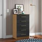 Cômoda 5 Gavetas Mdp Com Puxadores De Plástico Ellen Atacama/