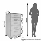 Cômoda 5 Gavetas Primacy     Branco