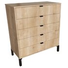 Cômoda 5 Gavetas Queens Falkk Amadeirado