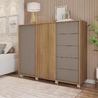 Cômoda 5 Gavetas Ripado Johann