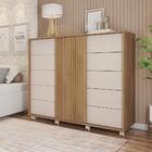 Cômoda 5 Gavetas Ripado Johann