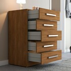 Cômoda 5 Gavetas Savana Cinamomo - Panorama Móveis