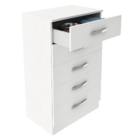 Cômoda 5 Gavetas Taís Branco - Fellicci