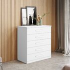 Cômoda 5 Gavetas Toronto  Branco