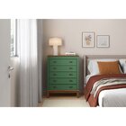 Cômoda 5 Gavetas Verde