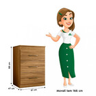 Cômoda 5 Gavetas Vitoria Moval