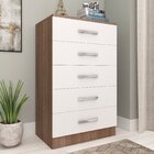 Cômoda 5 Gavetas Yescasa Teka/branco