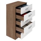 Cômoda 5 Gavetas Yescasa Teka/branco