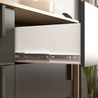 Cômoda 6 Gavetas 124 Cm Largura Tulipa Nogal /cinza