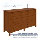 Cômoda 6 Gavetas 162 X 92cm Maggiore New Frassino