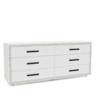 Cômoda 6 Gavetas 61,1x150,1x46 Cm Valência Branco