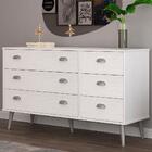 Comoda 6 Gavetas Co345 Branco Hec