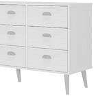 Comoda 6 Gavetas Co345 Branco Hec