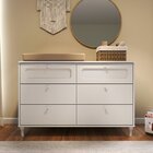 Cômoda 6 Gavetas Coleção Fofura Branco Acetinado