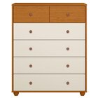 Cômoda 6 Gavetas Com Pés Vittoria Albatroz