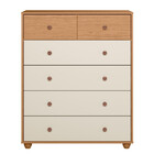 Cômoda 6 Gavetas Com Pés Vittoria Albatroz