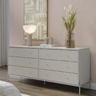 Cômoda 6 Gavetas Em Mdf 180 Cm Jasper Off White