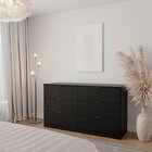 Cômoda 6 Gavetas Hera Cabecasa Madeiraoriginals Preto