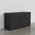 Cômoda 6 Gavetas Hera Cabecasa Madeiraoriginals Preto