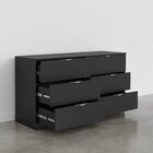 Cômoda 6 Gavetas Hera Cabecasa Madeiraoriginals Preto