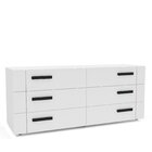 Cômoda 6 Gavetas Lisboa  Branco