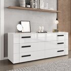 Cômoda 6 Gavetas Lisboa  Branco