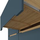 Cômoda 6 Gavetas Logan  Olmo Italiano/azul