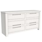 Cômoda 6 Gavetas Madeira Maciça 140cm Madma Artemobili Branco